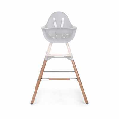 CHILDHOME Extra Long Legs + Footrest - Natural Anthracite (online) EVOLU HIGH CHAIR