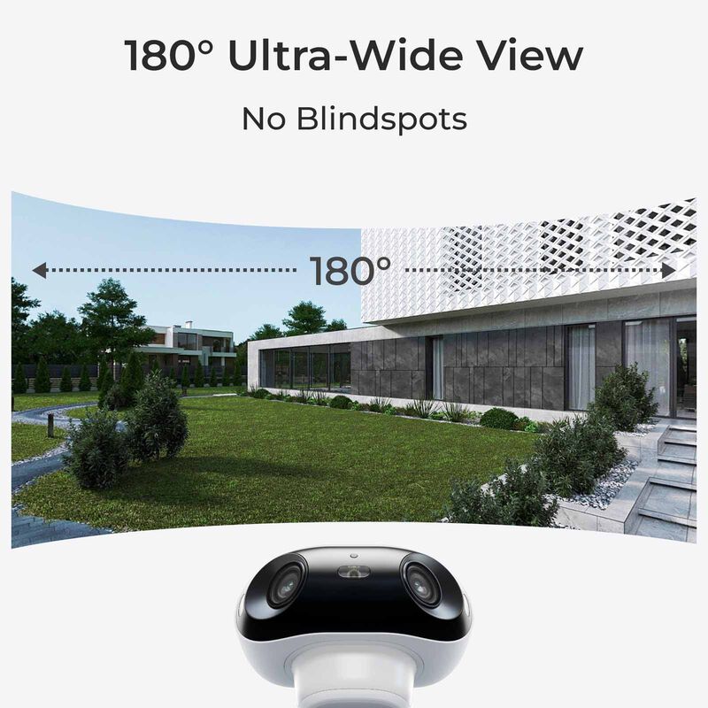 REOLINK Reolink Argus Pro 4 4k 180&deg; Dual-lens Wifi 6 Battery Camera BWB4K01W-image 3