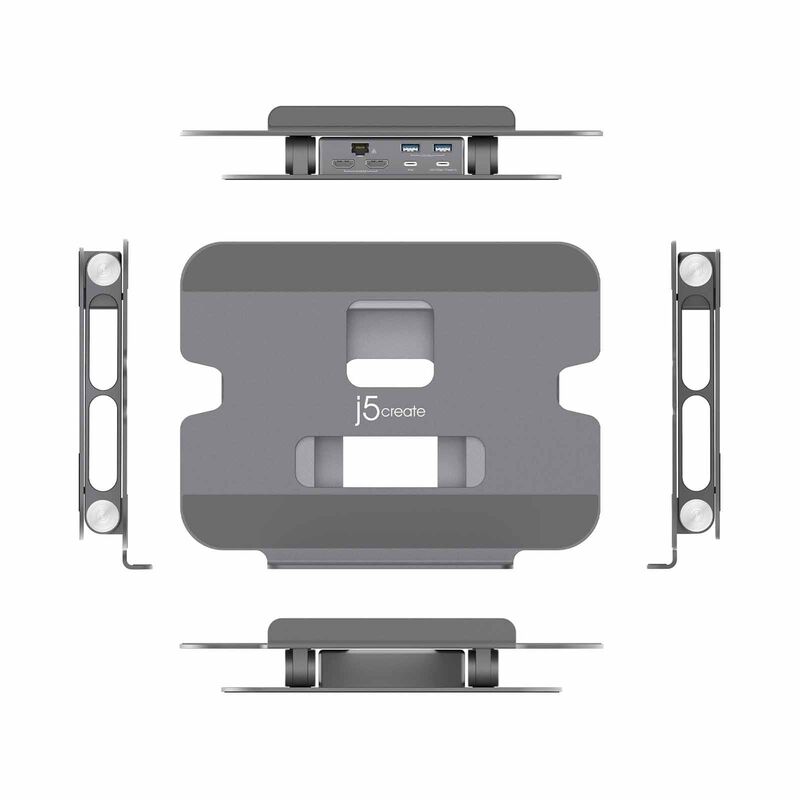 J5CREATE Multi-angle Dual Hdmi Docking Stand JTS427-image 3