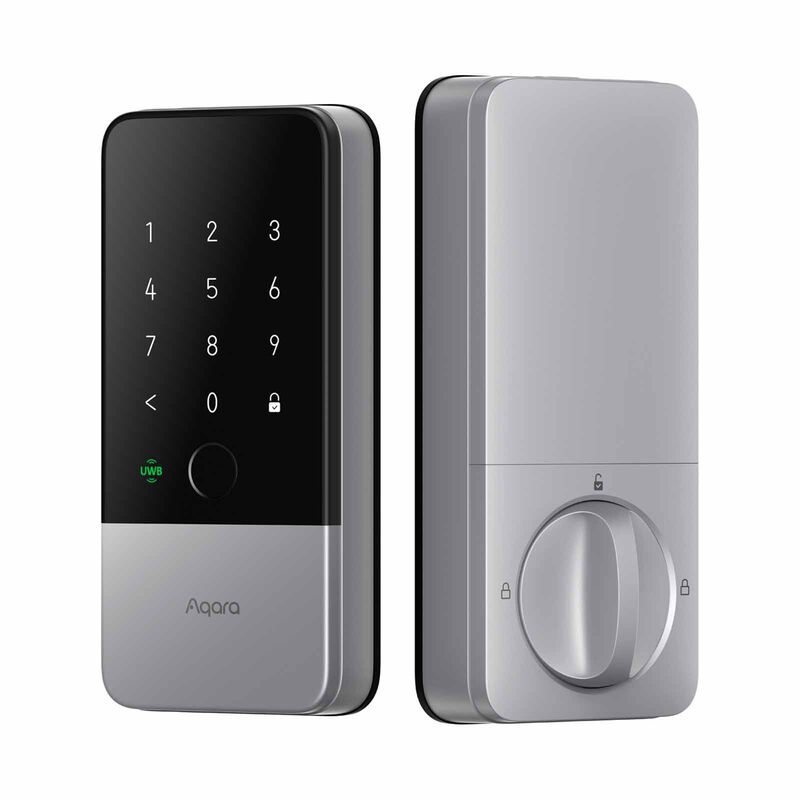 AQARA U400 Smart Lock + Installation (for Timber Door) - Silver U400 SMART LOCK + INSTALLATION (FOR TIMBER DOOR) - SILVER-image 1