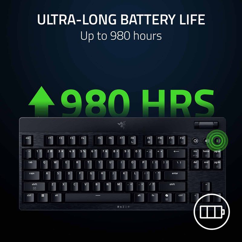 RAZER Blackwidow V4 Low-profile Tenkeyless Hyperspeed (green Clicky Switch) - Us Layout - Frml RZ03-05450500-R3M1-image 8