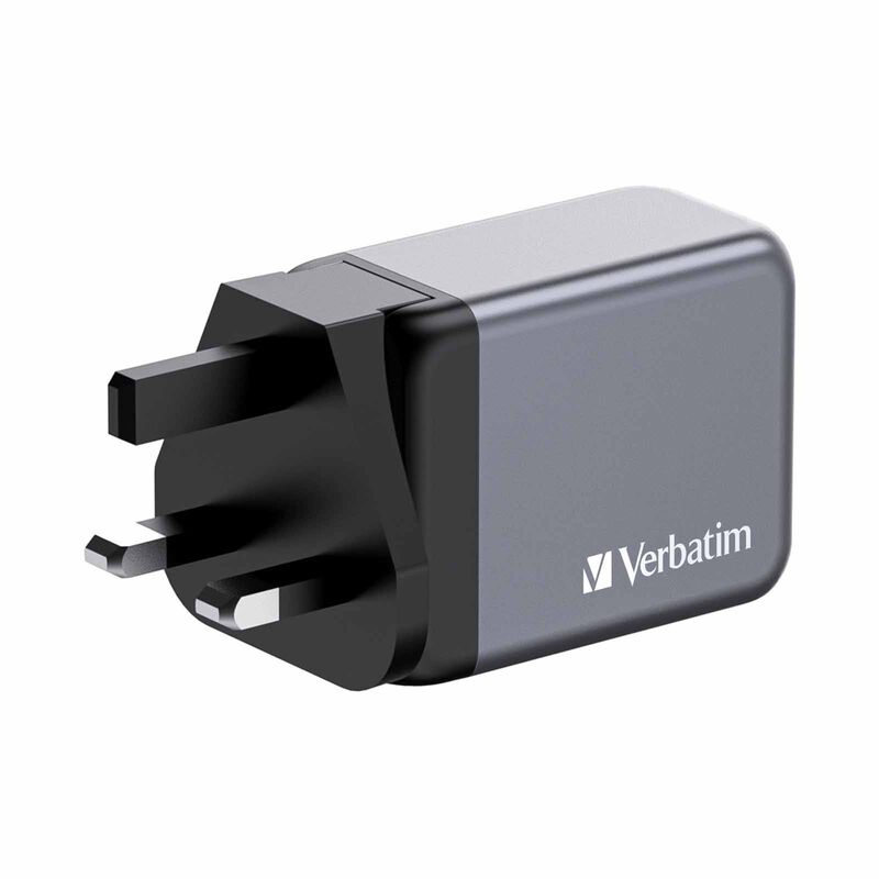 VERBATIM Gan Charger 3 Port 65w Usb A/c (eu/uk/us) VM32201-image 3