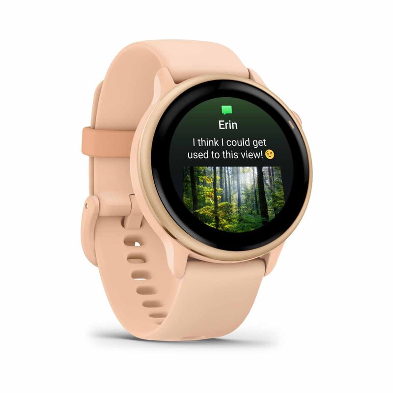 GARMIN Vivoactive 6 Gps Smartwatch Metallic Pink Dawn With Pink Dawn Band GM-010-02985-43-image 6