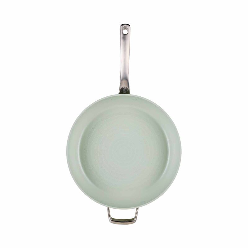 CIRCULON Halo With Laserdefense Ceramic Nonstick 30.4cm Frypan With Helper Handle - Sage 16158-image 6