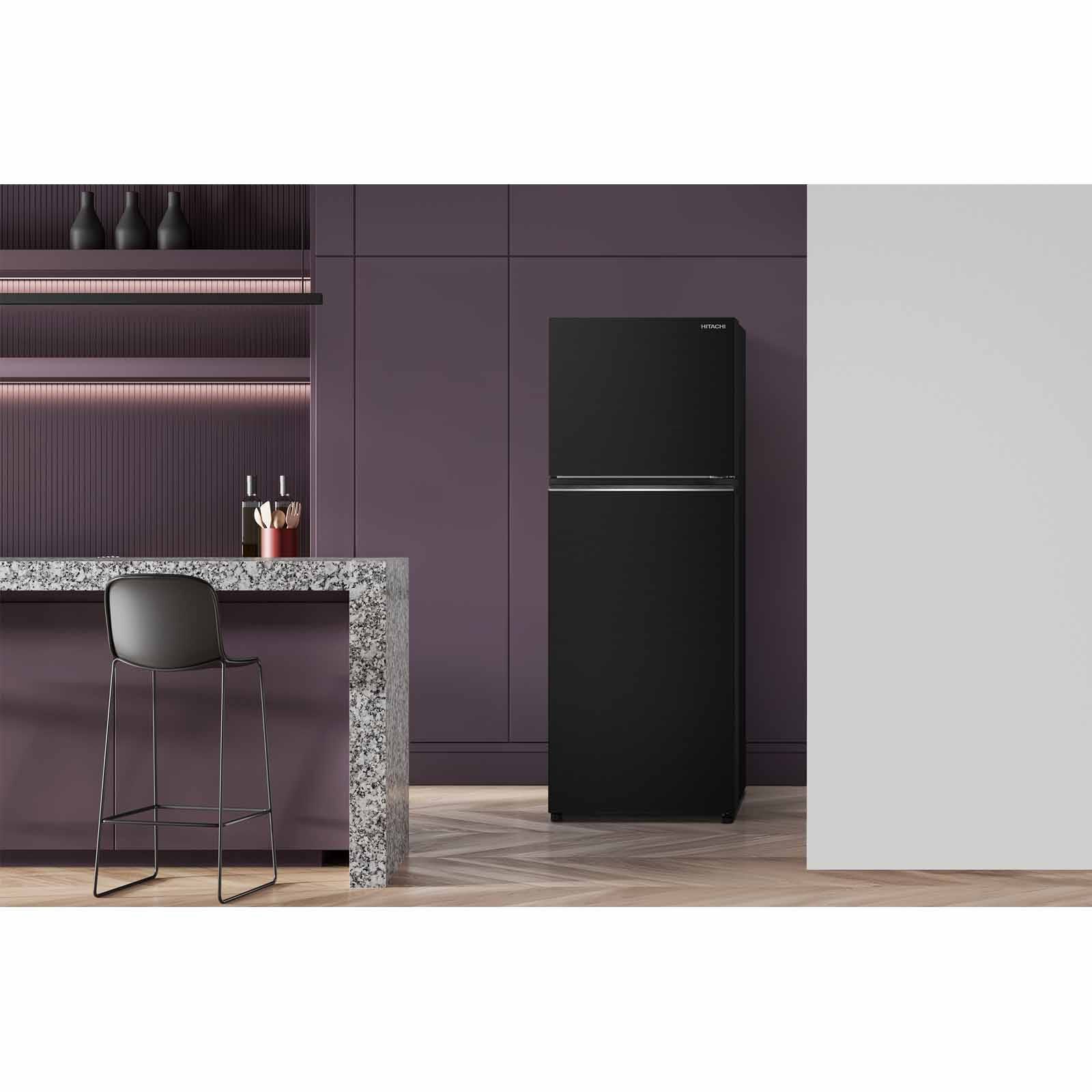 Shop HITACHI 2 Door Top Mount Freezer Fridge (409l) - Brilliant