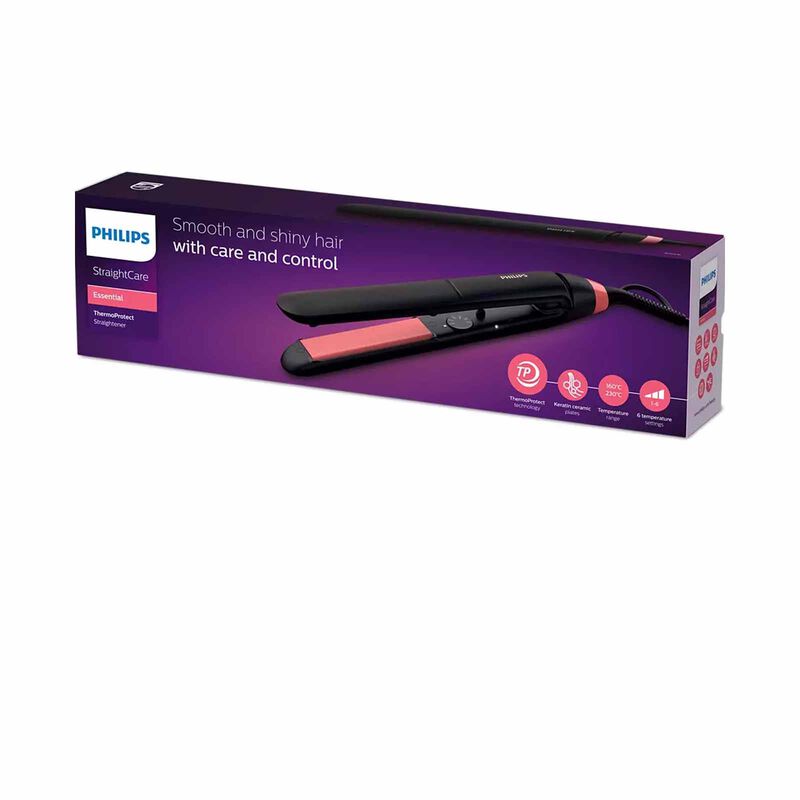 PHILIPS Straightcare Essential Thermoprotect Straightener BHS376/00-image 3