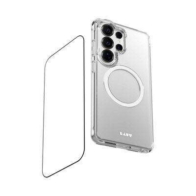 LAUT Bundle - Huex Crystal Case / Prime Gls Edge For S26 Ultra L_S26L_HXC_BUN