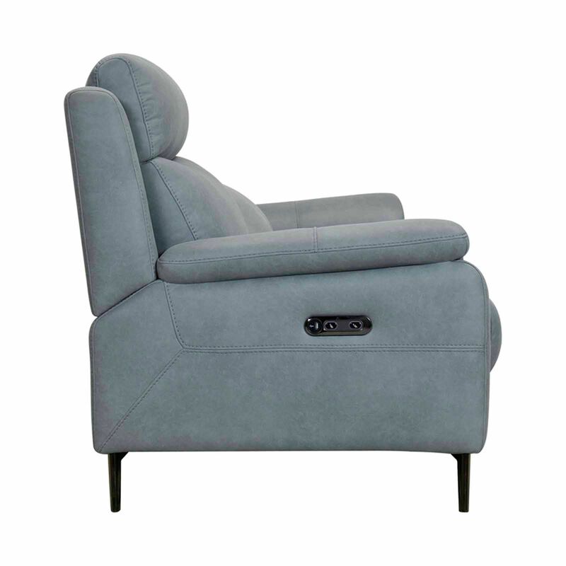 3rr Seater (fab) Mint Fabic Recliner Sofa NOVARA-image 5