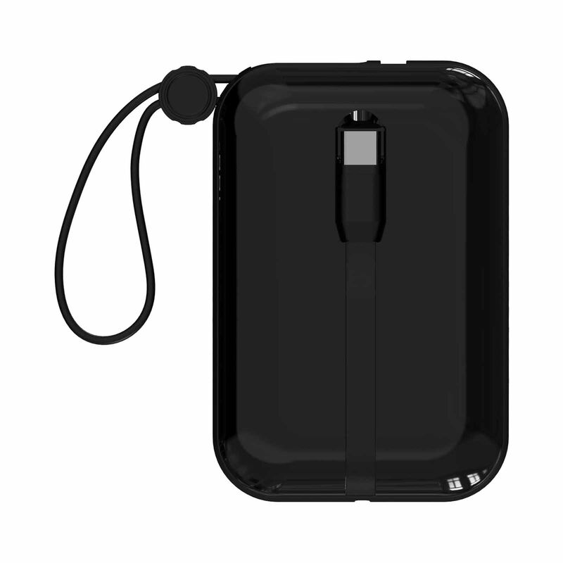 PHILIPS Powerbank 10000mah Super Mini Series With Cable 2c Black DLP2228CB/00-image 2