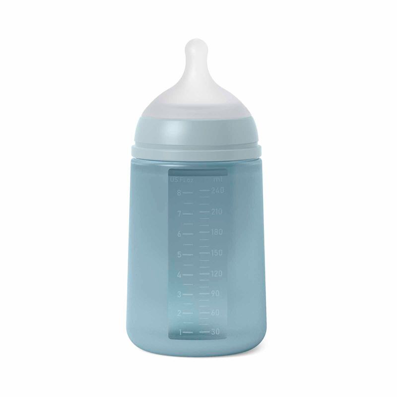SUAVINEX Bottle - Blue (online) 240ML ALL SILICONE-image 2