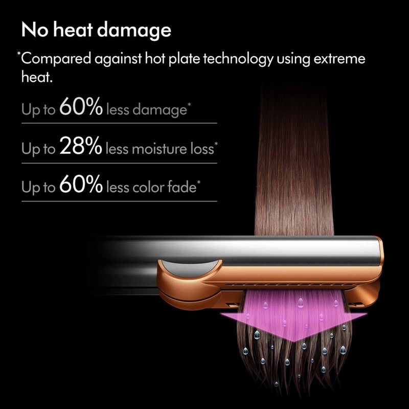 DYSON Ht01 Airstrait Dryer And Straightener (254842-01) - Ceramic Apricot/topaz HT01 UK/IE/HK/MY/SG CEAPC/TZ (BL)-image 8