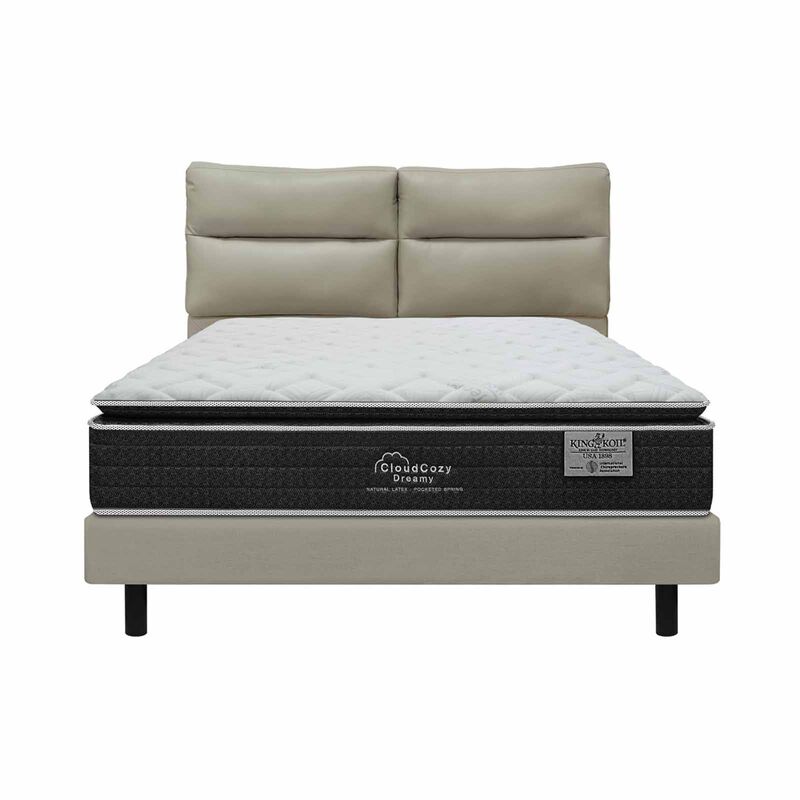 KINGKOIL Cloudcozy Dreamy King Size Mattress W/ss193 Storage Divan And Headboard CLOUDCOZY DREAMY-image 1