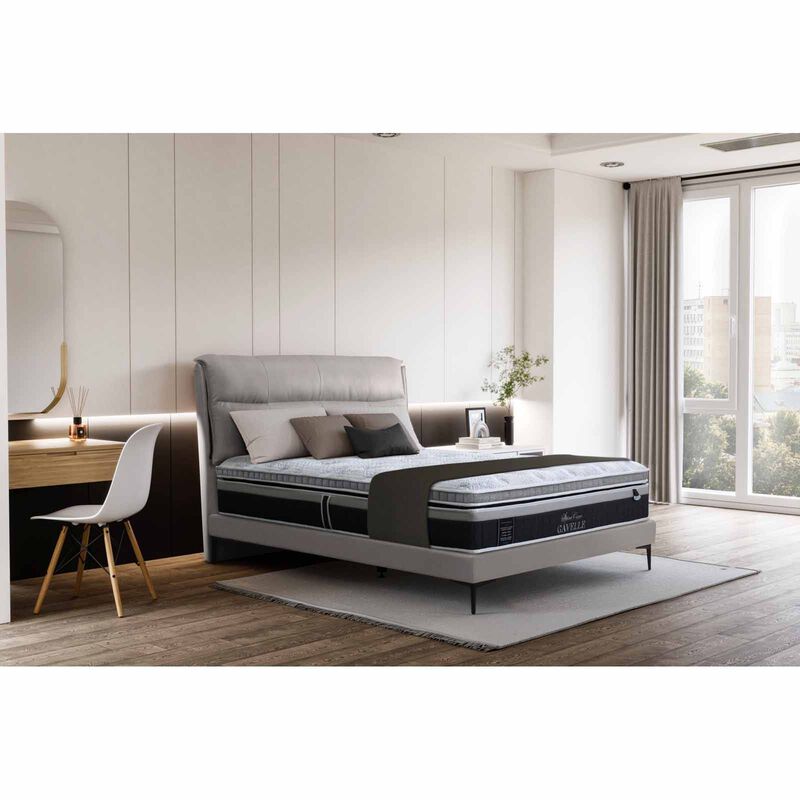 MAXCOIL Super Single Size Mattress + Bedframe SPINECARE GAVELLE-image 4