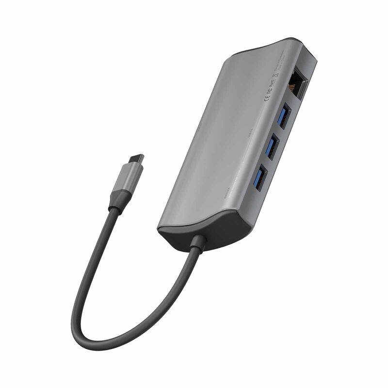ENERGEA Aluhub Max,11 In 1 Aluminium Alloy Charging Hub - Gunmetal HUB-MAX-GUN-image 3