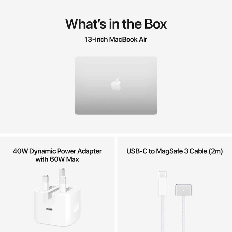 APPLE 13-inch Macbook Air: M5 Chip With 10-core Cpu And 10-core Gpu, 24gb, 1tb Ssd - Silver MDH94ZP/A-image 6