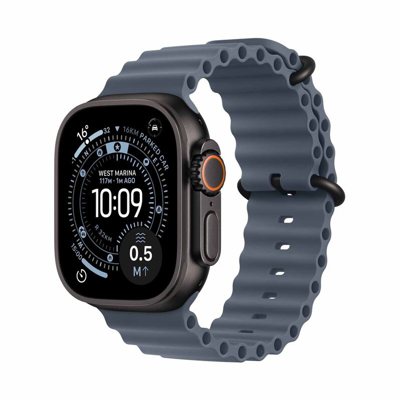 APPLE 49mm Anchor Blue Ocean Band - Black Titanium Finish MGCJ4FE/A-image 3