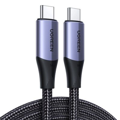 UGREEN Usb-c 3.1 M/m Gen2 5a Cable With Braided 1m (black), 240w & 10gbps 80150