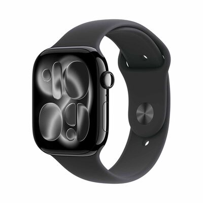 APPLE Watch Series 11 Gps 46mm Jet Black Aluminium Case With Black Sport Band - S/m MEUW4X/A