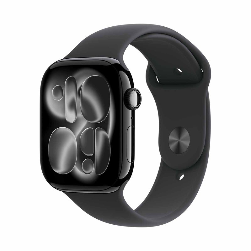 APPLE Watch Series 11 Gps 46mm Jet Black Aluminium Case With Black Sport Band - S/m MEUW4X/A-image 1
