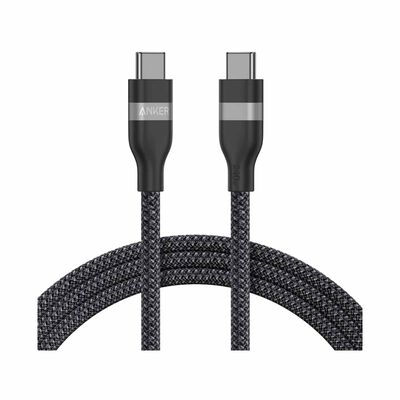 ANKER Usb-c To Usb-c Cable 240w Braided - Black 6ft A82E2H12