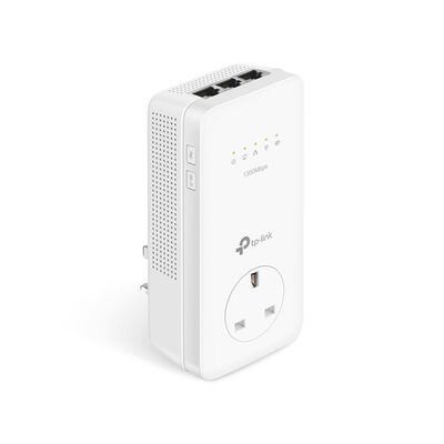 TP LINK Av1300 Passthrough Powerlineac1300 Wifi. 3 Ports TPL-TL-WPA8630P