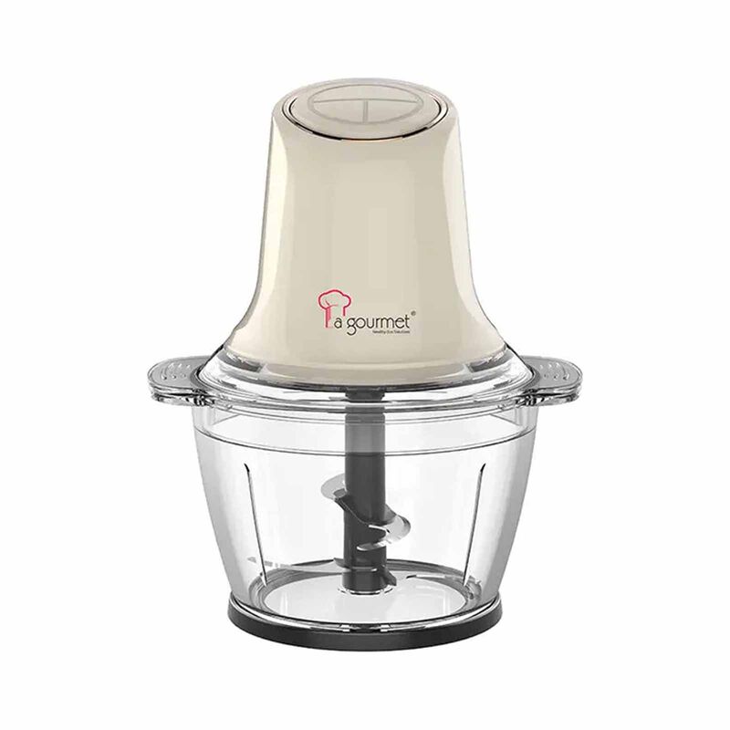 LA GOURMET Healthy Electric Glass Chopper (1.0l) - Cream LGELGC436252-image 1