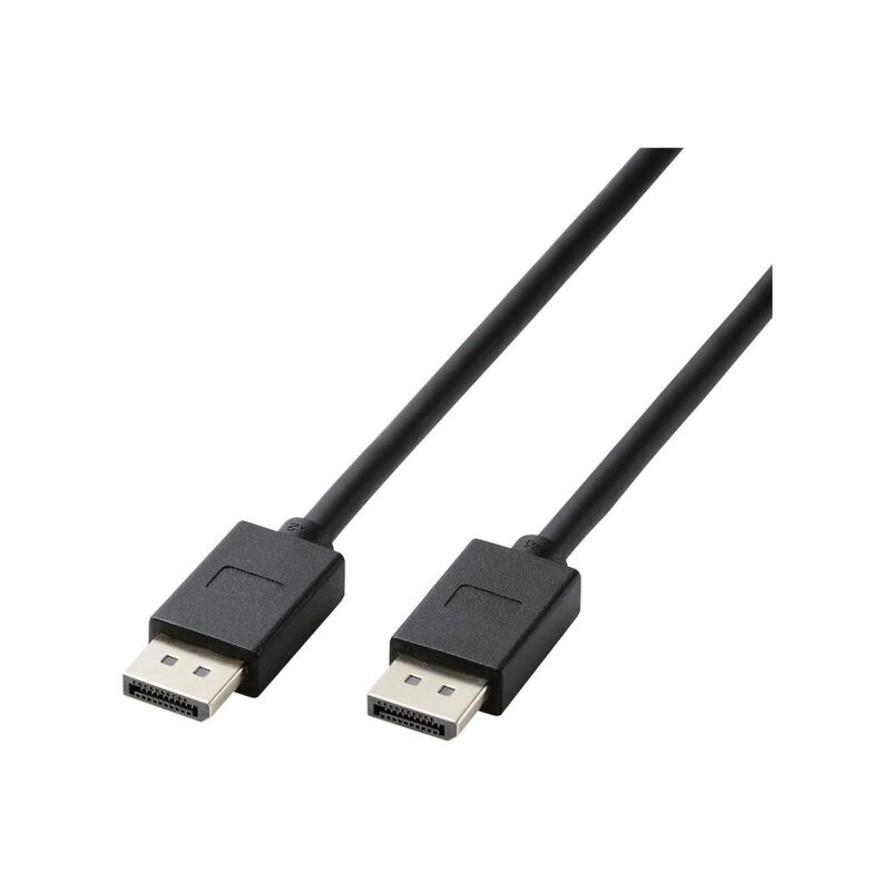 ELECOM Display Port Ver 1.4 1m Black CAC-DP1410BK2-image 2