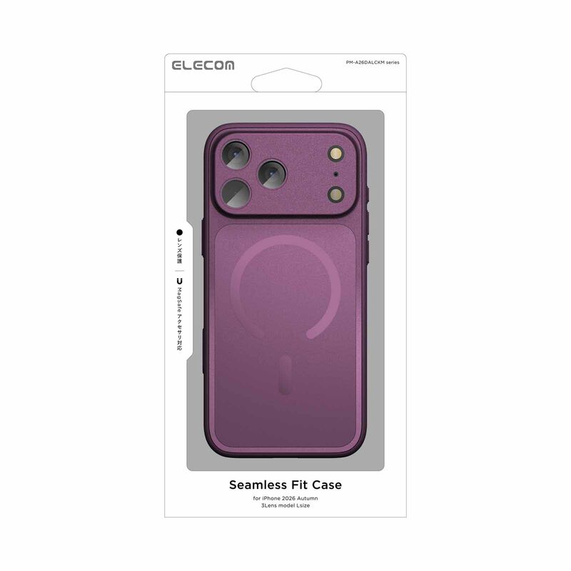 ELECOM Iphone 18 Pro Max Aluminum Case Extreme Magsafe Purple PM-A26DALCKM4-image null