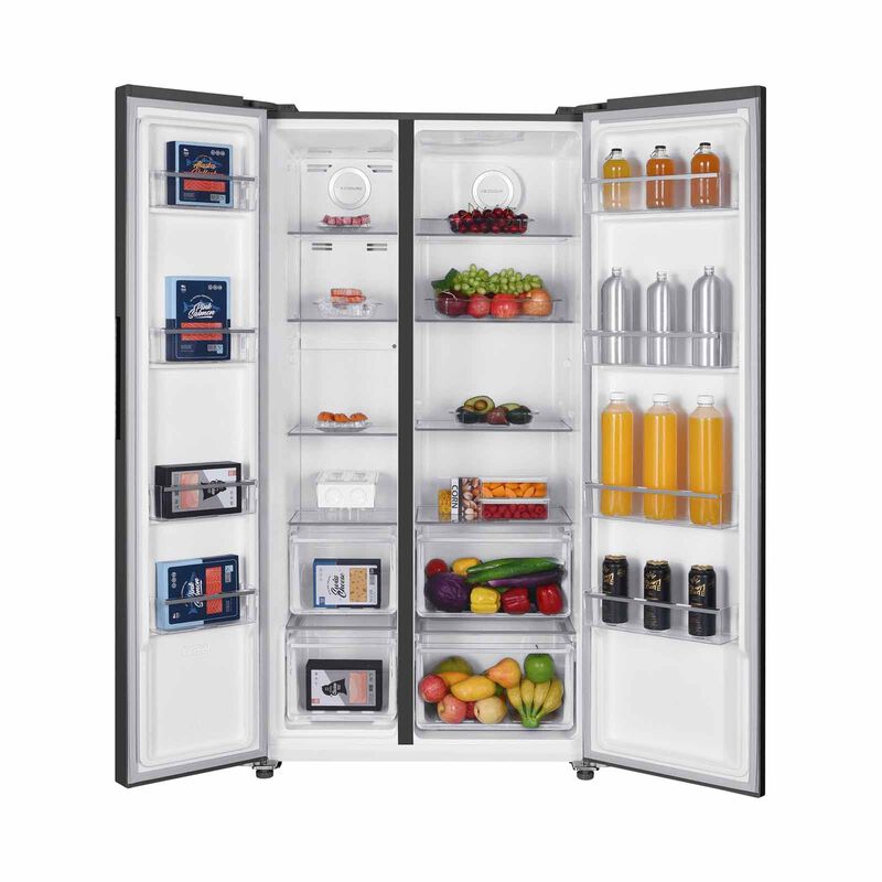 SHARP Side By Side Door Fridge - Dark Silver (532l) SJ-SS52ES3-DS-image 4