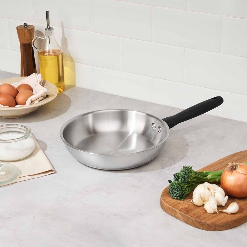 MEYER Luna Stainless Steel 24cm/9.5'' Open Frypan 71804-image 6