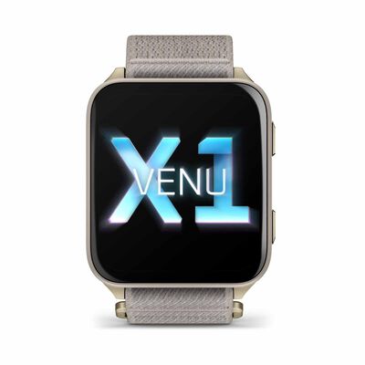 GARMIN Venu X1 French Gray With Comfort Fit Nylon Band GM-010-02980-33