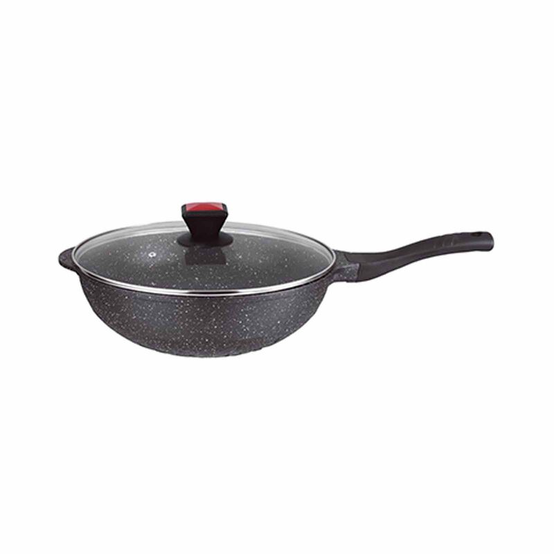LA GOURMET Shogun Misato 32cm Non-stick Stir-fry Wok LGSM368003-image null