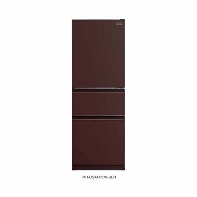 MITSUBISHI 3 Door Refrigerator (327l) Glass Brown MR-CGX41EX-GBR-P