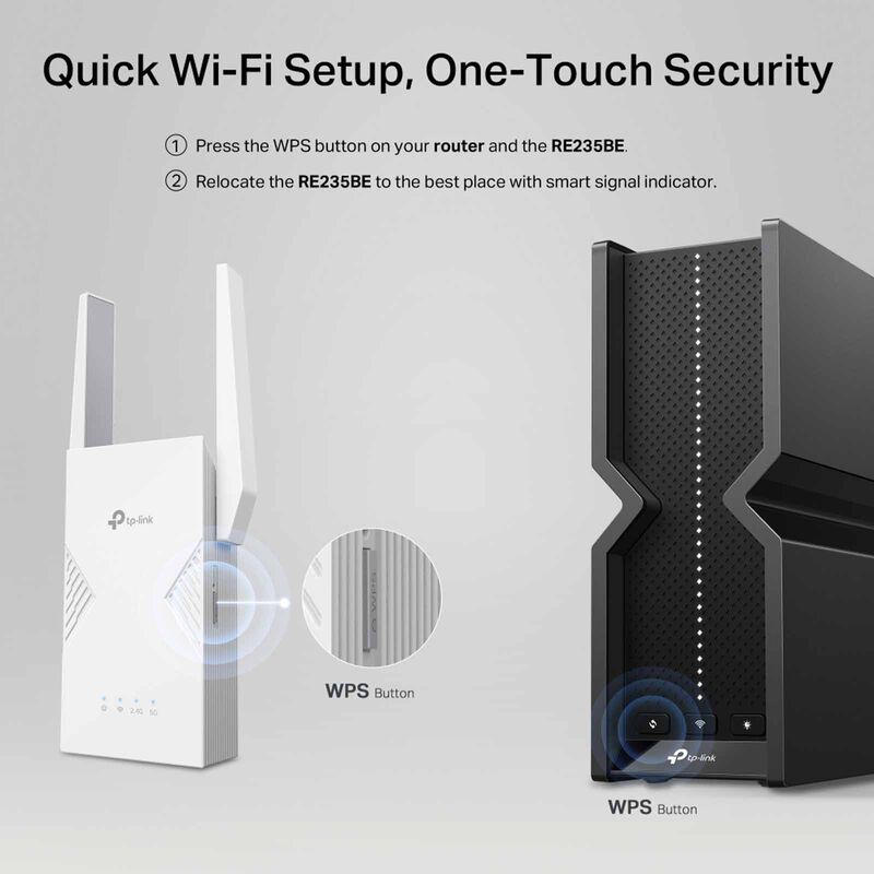 TP LINK Be3600 Dual-band Wi-fi 7 Range Extender RE235BE-image 9