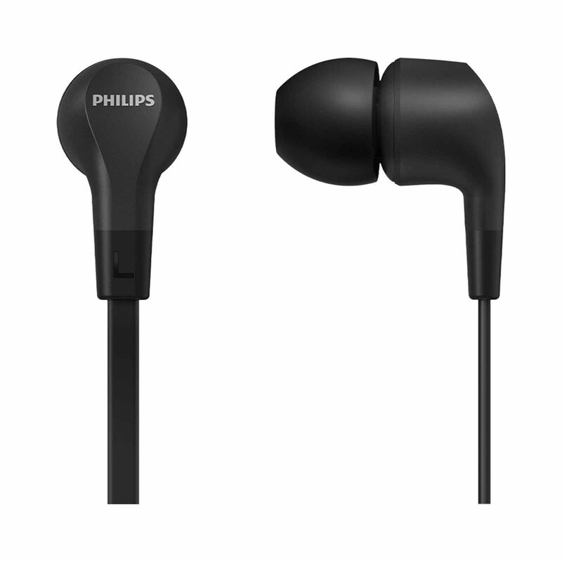 PHILIPS In-ear Wired Headphones TAE1105BK/00-image 1