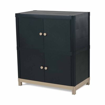 PHOENIX Flo Modular Plastic Storage Indoor Cabinet (night) S2 CABINET LOW