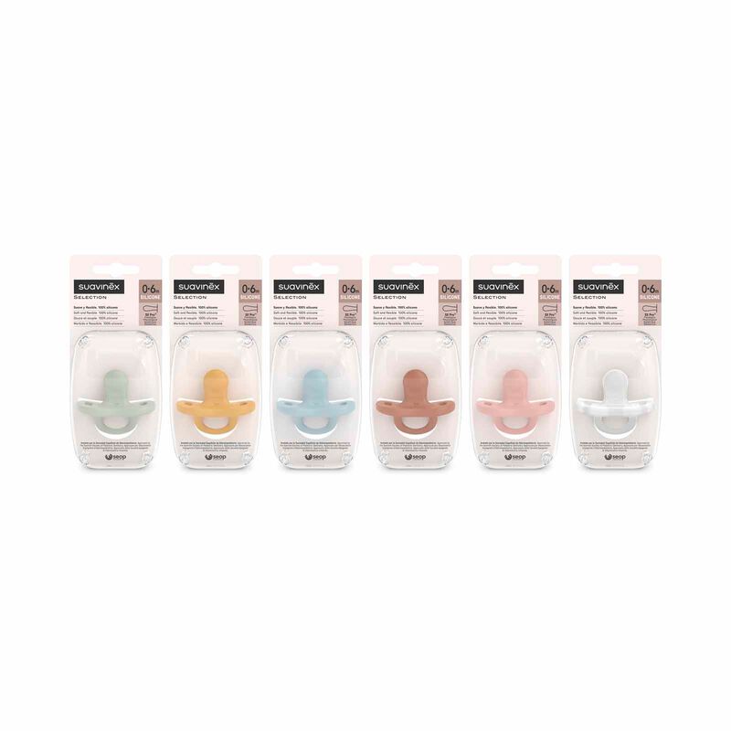 SUAVINEX All Silicone Soother With Sx Pro Physiological Teat 0-6m - Colour Essence Mustard (online) SMOOTHIE ULTRA LIGHT-image 6