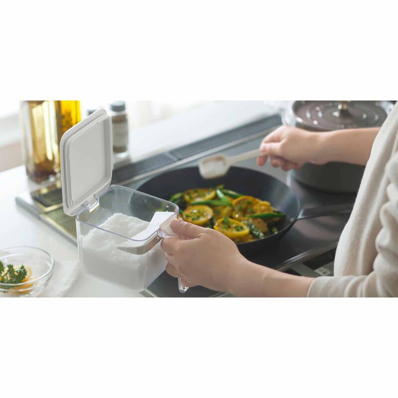 MARNA Good Lock Salt/sugar Container Wide (104x95x155mm) - Black K775-BK-image 2
