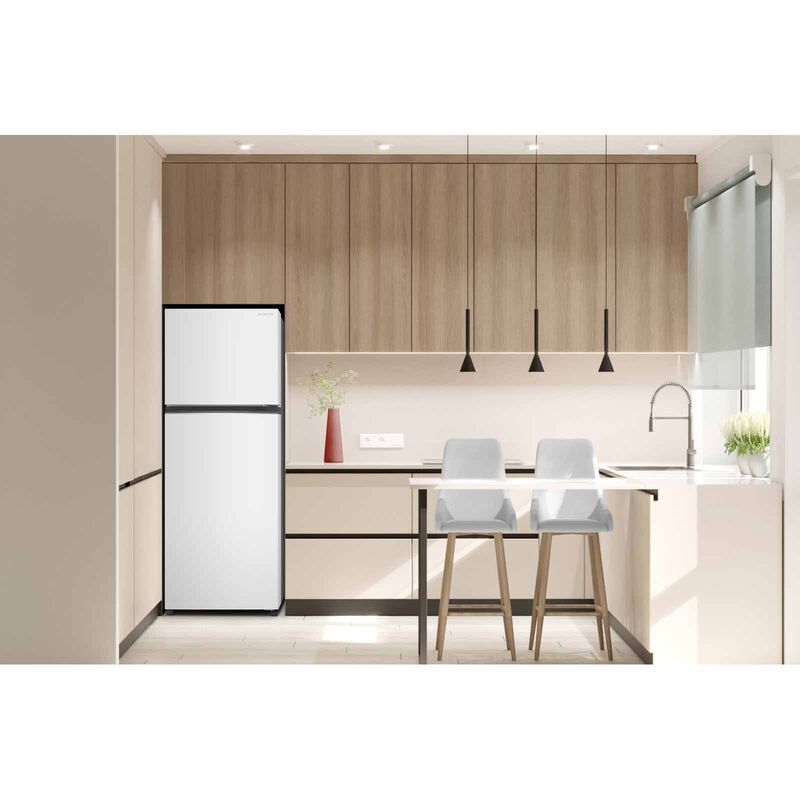 HITACHI 2 Door Top Mount Freezer Fridge (409l) - Pure White HRTN6443SPWHSG-image 5