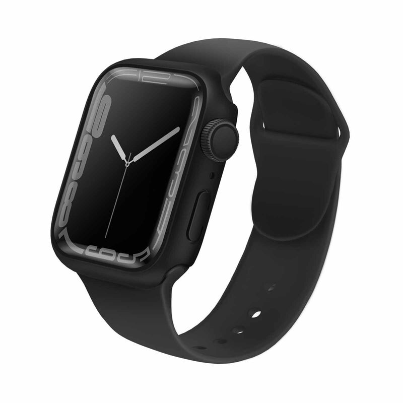 UNIQ Legion Watch Case With 9h Tempered Glass Screen Protection 45mm - Midnight (black) UNIQ-45MM-LEGNBLK-image 2