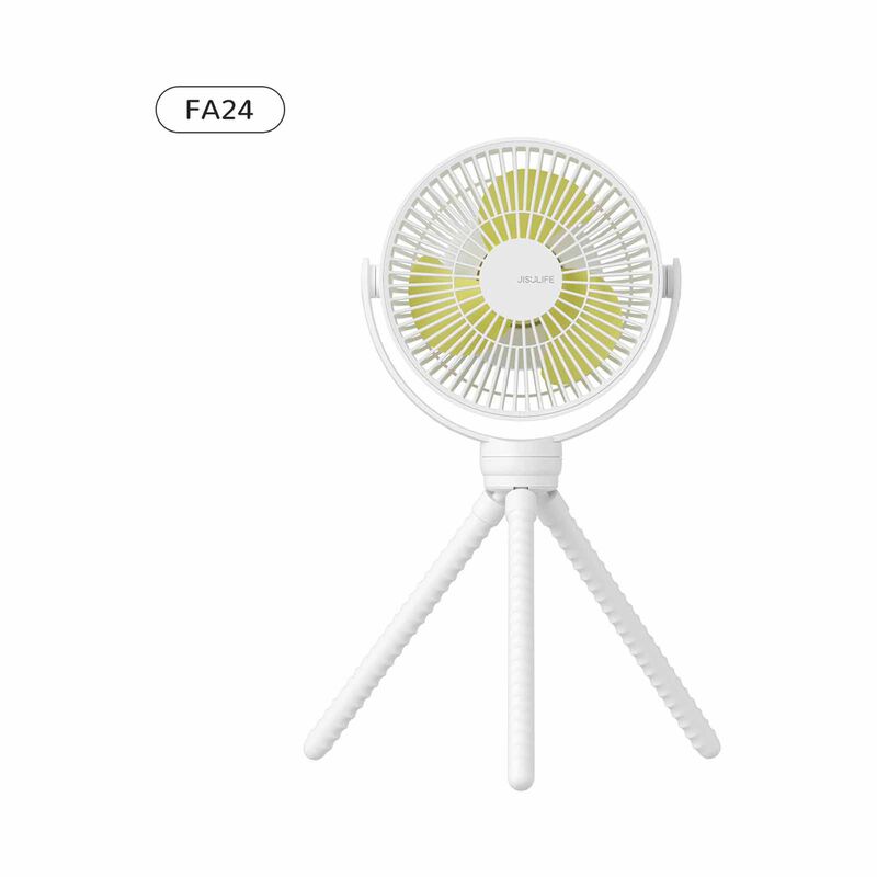 JISULIFE Octopus Small Fan With Flexible Tripods (babyfan Life1) FA24WHITE-image 1