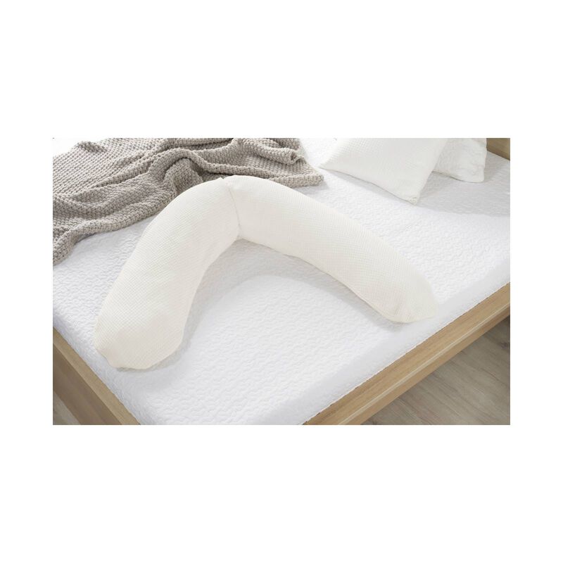 THERALINE Theraline The Original Maternity And Nursing Pillow - Cream Fine Knit THE ORIGINAL-image 2