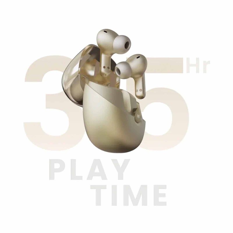 HIFUTURE Sonicair - Gold Tws Earbuds With 4mircophones Enc HESAGL-image 2