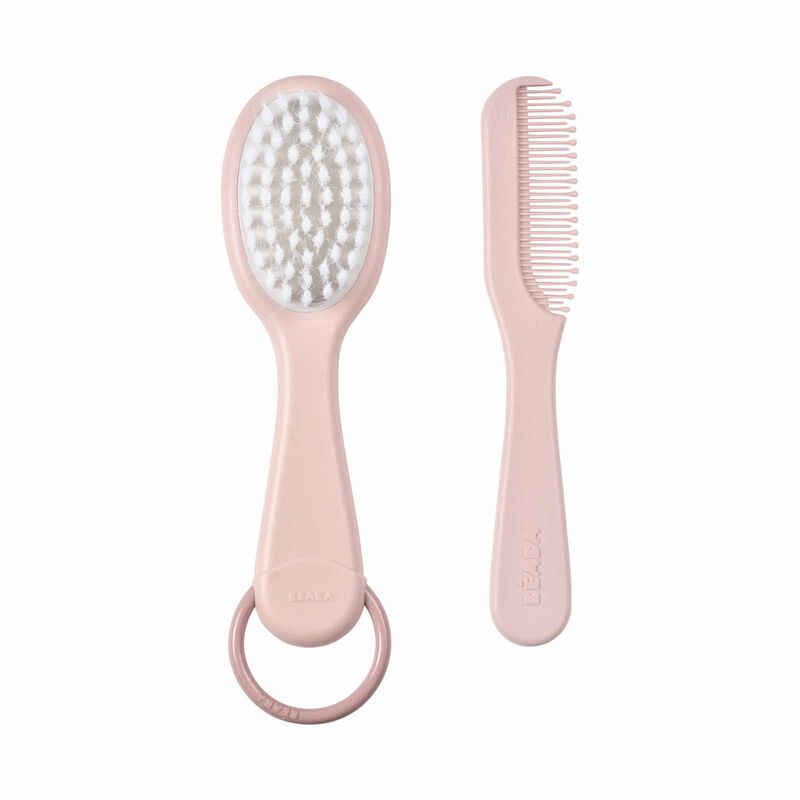 BEABA Brush & Comb - Old Pink (online) BABY-image 1