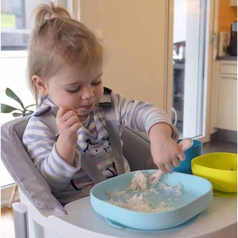 BEABA Suction Meal Set - Blue (online) SILICONE-image 2