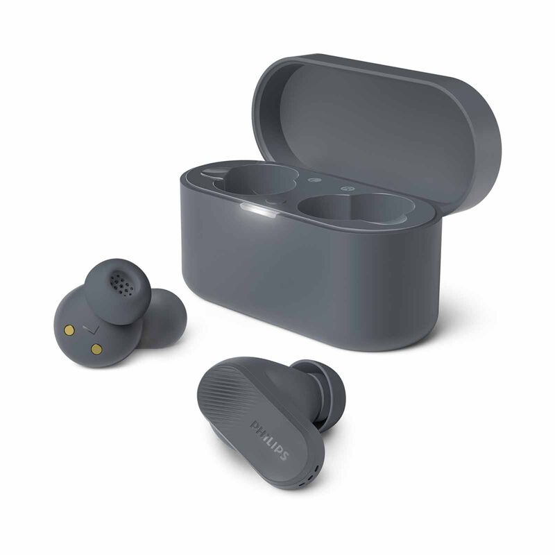 PHILIPS In-ear True Wireless Headphones With Anc Pro - Grey TAT3509GY/97-image 1