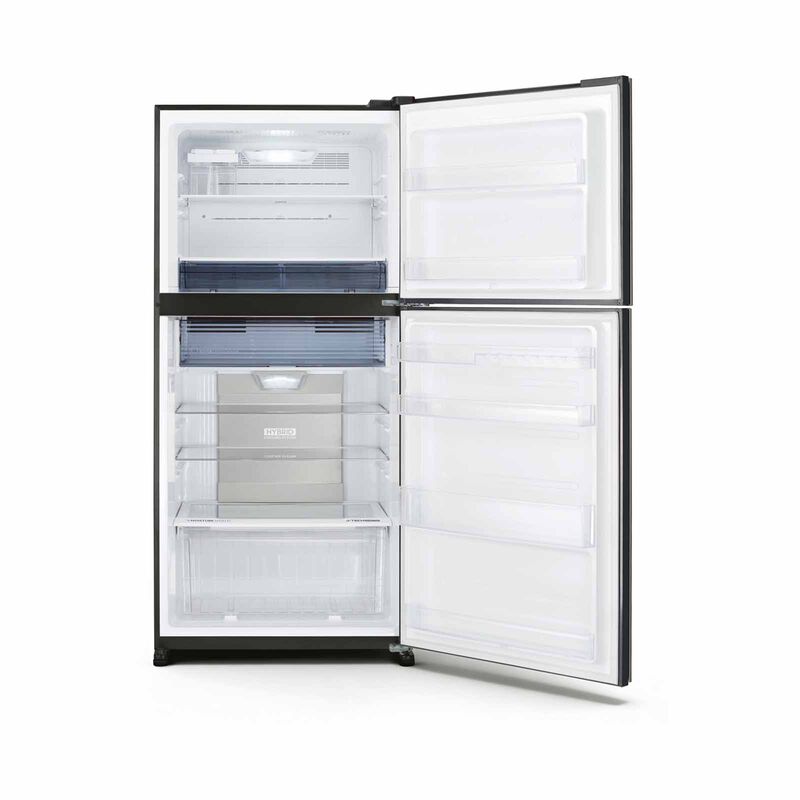 SHARP 2 Door Top Mount Fridge - Slate (563l) SJ-PG55A-G-image 3