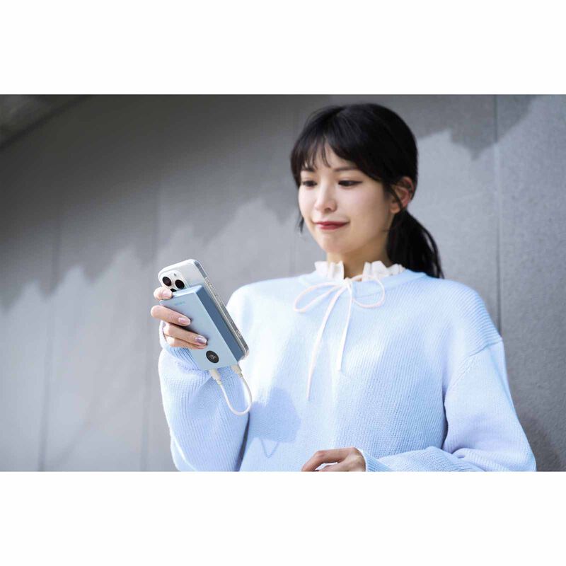 ELECOM Semi-solid State Powerbank 10000mah 35w 2c1a DE-A07-10000BU-image 5