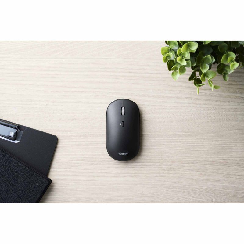 ELECOM Dual Mode Wireless Chargeable Silent Mouse Black M-TM25MBMSABK-image 4