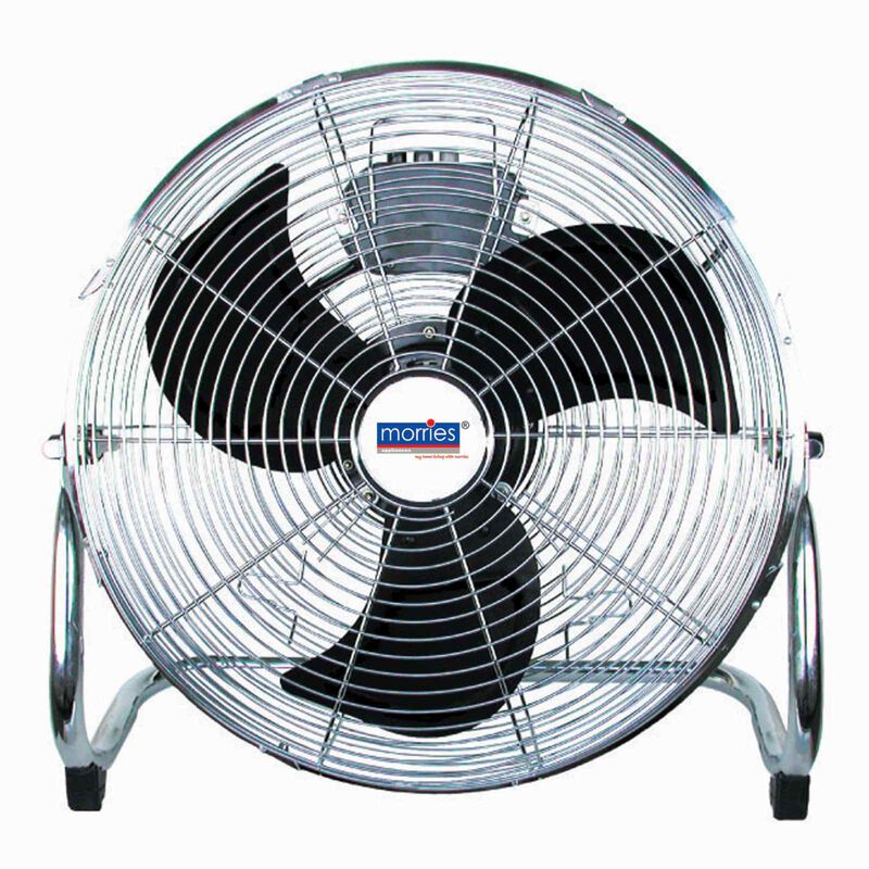 MORRIES 12 In Floor Fan -chrome VF-12-image 1